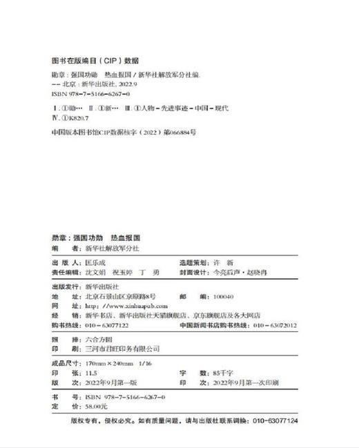 勋章:强国功勋 热血报国 商品图2