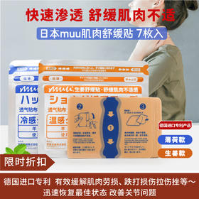 【限时折扣】MINIKUMA薄荷舒缓贴7片/包/*3