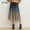 EITIE爱特爱冬季新款高腰显瘦气质渐变小众设计半裙6806507 商品缩略图0