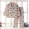 【纯棉磨毛儿童家居服 睡衣】春秋家居服中童睡衣睡裤套装 无荧光剂妈妈更放心 舒适透气排湿吸汗 商品缩略图3