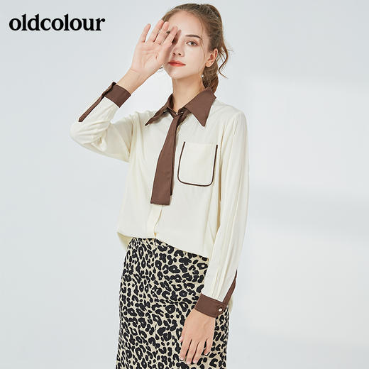 oldcolour欧珂21秋商场同款长袖衬衫N33013397 商品图3