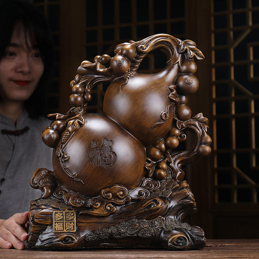 葫芦摆件乔迁之喜送礼新家房新居礼品搬家礼物闺蜜家居送朋友客厅 商品图0