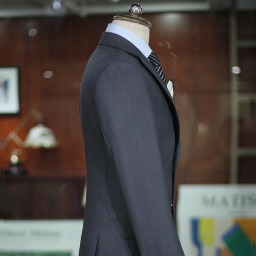 男士全毛款单排两粒扣平驳领西装套装 两色可选 商品图9