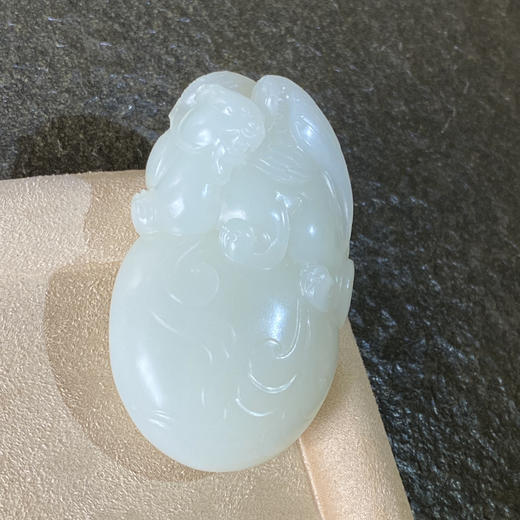 和田玉（白玉）籽料挂件--飞兽112.03g 商品图2