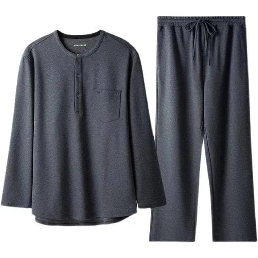 【天丝羊毛聚酯混纺】SCHIESSER 德国舒雅铂雅羊毛加厚简约休闲家居套装99/18835H 商品图4