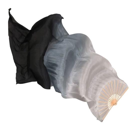 跳舞扇子长稠扇扇古典舞长扇舞蹈扇子加长墨兰左手指月古风舞扇子 商品图2