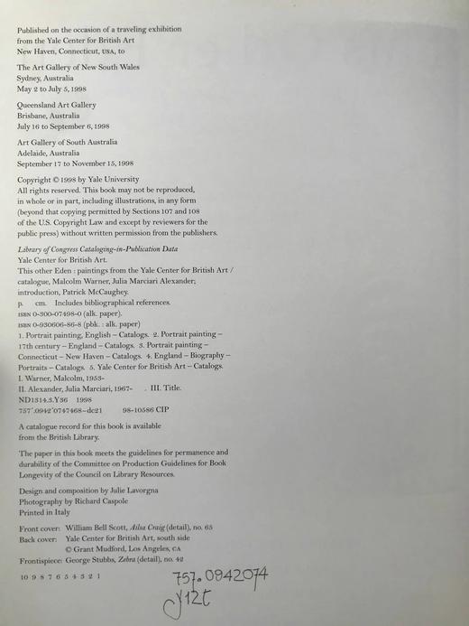 耶鲁大学英国艺术中心藏画图集 百余幅插图 精装16开 商品图3
