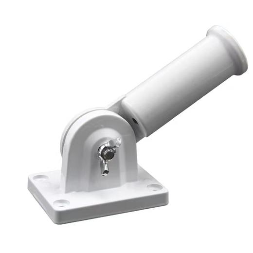 斜插旗加厚款合金墙壁旗座杆座旗斜插国旗墙底座1个 商品图2