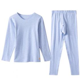 【棉莫随型裁】SCHIESSER 德国舒雅男童71%莫代尔+18%棉+11%氨纶薄绒打底保暖秋衣220g套装37/17704W