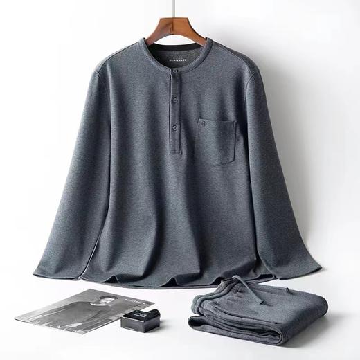 【天丝羊毛聚酯混纺】SCHIESSER 德国舒雅铂雅羊毛加厚简约休闲家居套装99/18835H 商品图1