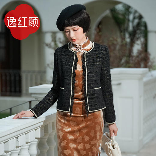 【福利秒杀-非质量问题不退不换】静嘉/珠落 上衣 商品图2