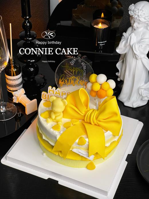 【1044】小熊蝴蝶结黄色 商品图4