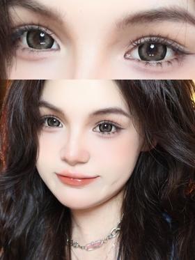 pfgirlcon美瞳 奶栗熊 14.5mm