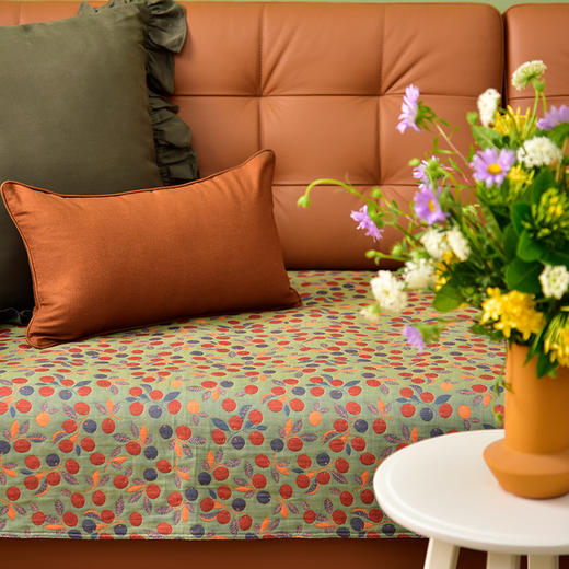 小果子印花沙发巾防滑四季通用沙发盖巾 商品图3