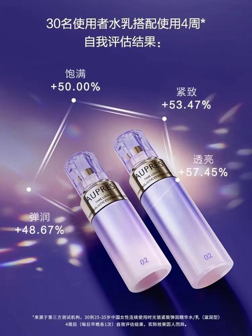 1F AUPRES 欧珀莱 时光锁紧致弹润净化水乳 商品图0