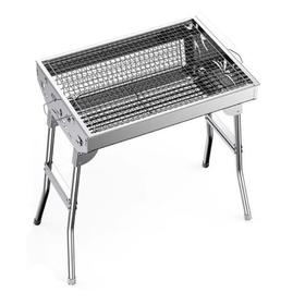 不锈钢折叠烧烤炉（中号方格网）
