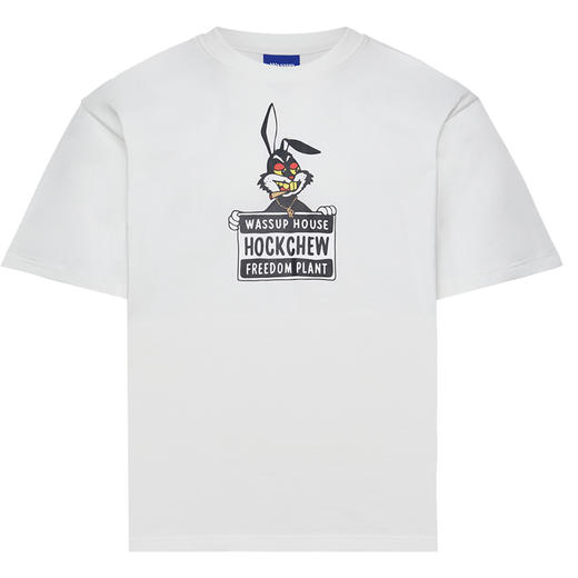 WassupHouse兔子印花短袖T恤 商品图0