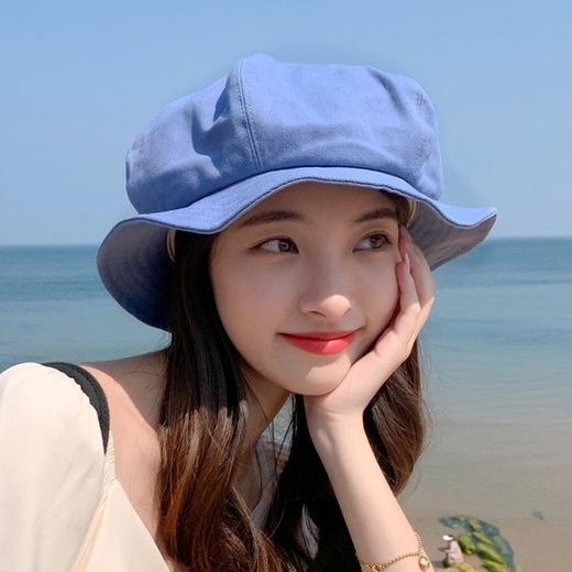 日系小众云朵帽新款水母帽洋气渔夫帽夏季网红新款帽子女学生可爱 商品图2