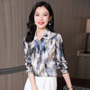 ASE-9208时尚优雅气质印花女士衬衫 商品缩略图2