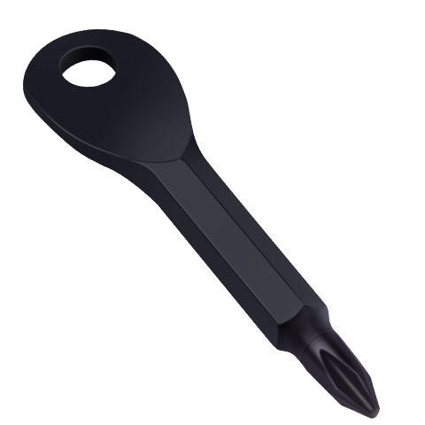 便携螺丝刀精铸钢迷你一字十字多功能工具户外实用钥匙扣小螺丝刀 商品图9