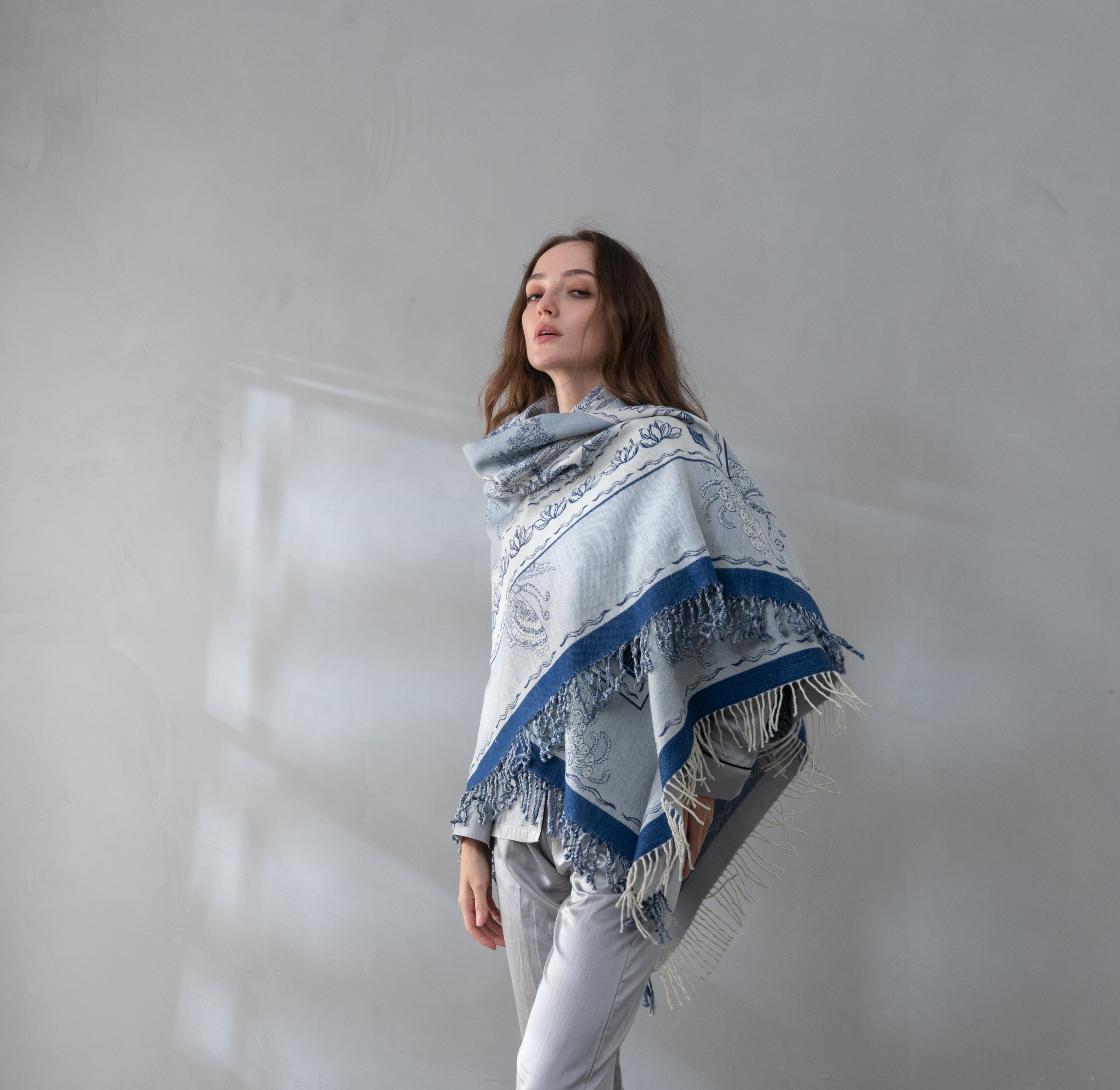 故宫联名 澳洲丝光羊毛披肩毯