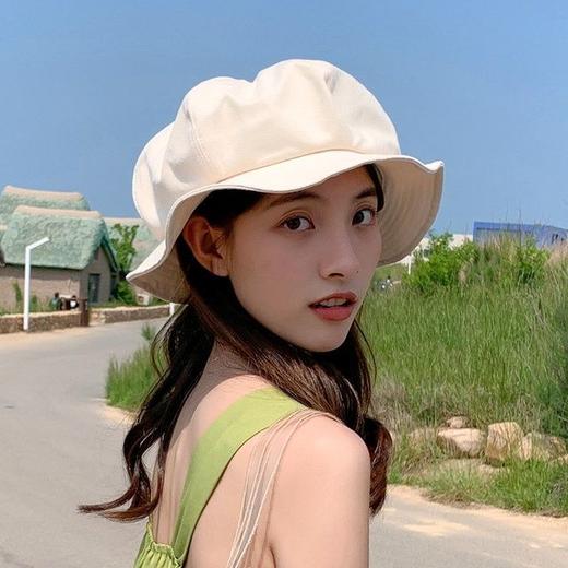 日系小众云朵帽新款水母帽洋气渔夫帽夏季网红新款帽子女学生可爱 商品图3