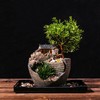 【烟雨江南】中式禅意复古花盆造景盆器桌面微景观室内盆栽文竹菖蒲盆景植物盆 商品缩略图3