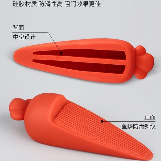 关门阻门器防撞门档移动门塞儿童防夹手门卡家用防风安全门木楔子 商品图3