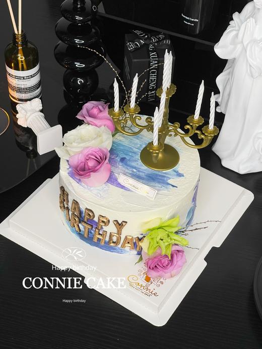 【1052】油画鲜花烛台款 商品图3