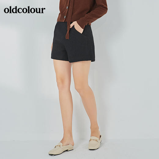 oldcolour2021秋季商场同款时尚气质小香风西裤女N33071391 商品图3
