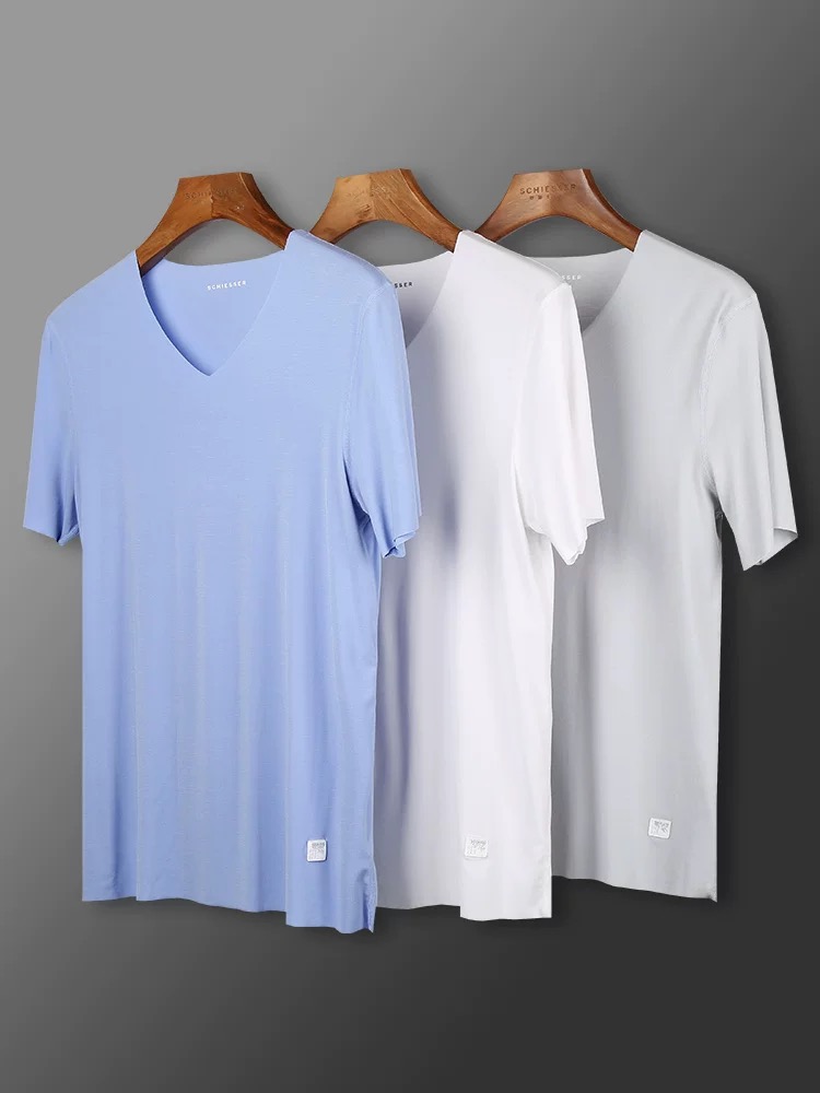 【抗菌无痕随型裁】SCHIESSER德国舒雅抗菌无痕短袖T恤35/13557M