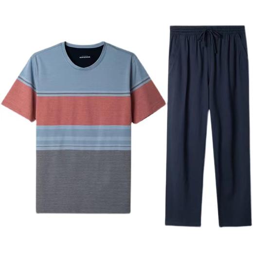 【100%丝光棉】SCHIESSER 德国舒雅铂雅高端纯棉休闲家居服套装99/19537H 商品图4