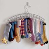 衣架不锈钢袜架晒袜子神器多夹子衣架家用宿舍晾衣架袜架防风衣夹 商品缩略图4