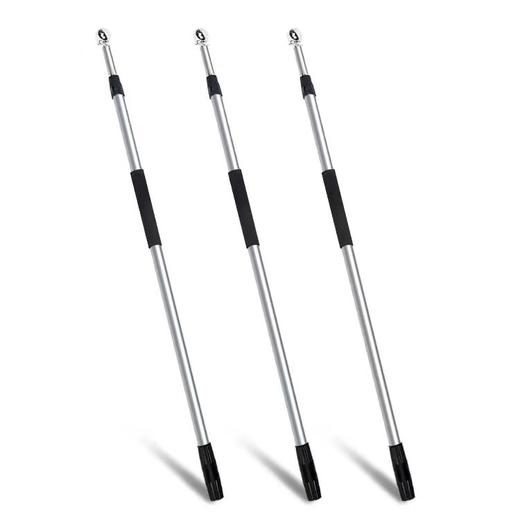 2米不锈钢旗杆伸缩旗杆手拿手摇户外旗杆运动会手持旗杆国庆墙壁挂旗杆1把 商品图6