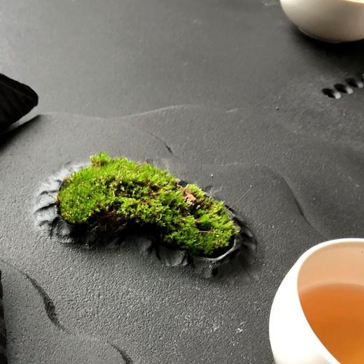 天然乌金石茶盘排水茶台倒流香茶海中式干泡台黑曜石茶托功夫茶具 商品图6