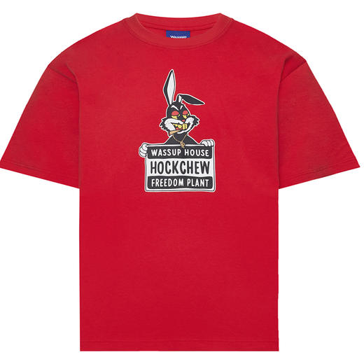 WassupHouse兔子印花短袖T恤 商品图1