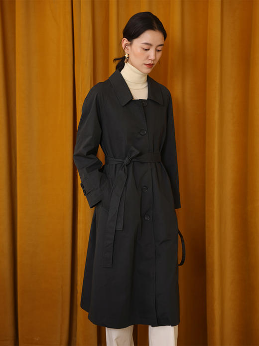 HeyDress法式风衣外套女秋季肌理设计感收腰休闲英伦风气质大衣 商品图2