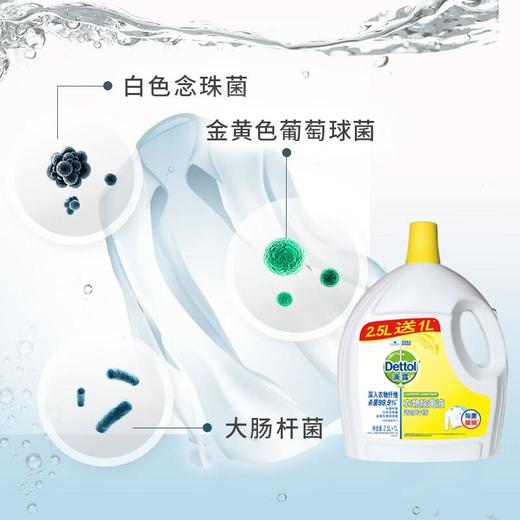 滴露衣物除菌液清新柠檬2.5L 商品图4