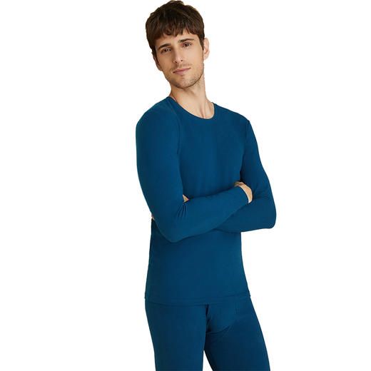 【新疆长绒棉】SCHIESSER德国舒雅男士保暖衣棉氨92.7%棉+7.3%氨纶保暖套装190g  最大尺码XXXL  65/17911W 商品图3