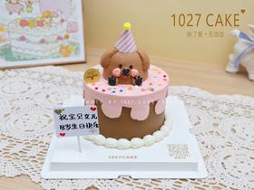 1027CAKE |  复古ins风 可爱款 立体狗狗