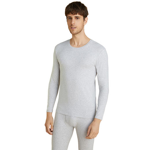 【新疆长绒棉】SCHIESSER德国舒雅男士保暖衣棉氨92.7%棉+7.3%氨纶保暖套装190g  最大尺码XXXL  65/17911W 商品图5