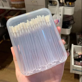 【爆款超低价预售 急单慎拍】一次性唇刷口红刷化妆神器化妆工具植绒棉签棒化妆刷子遮瑕粉底刷