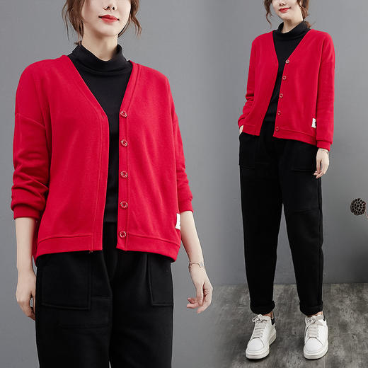 GYH 2097百搭短外套休闲宽松棒球服开衫 商品图1