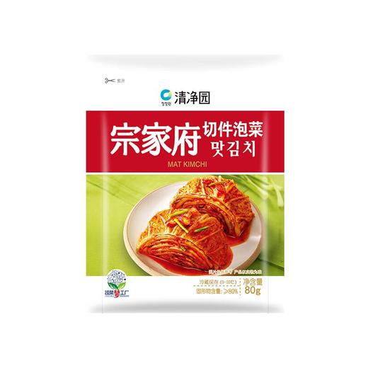 清净园 微辣宗家府切件泡菜 80g/袋 商品图0