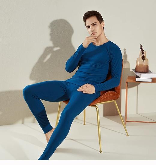 【新疆长绒棉】SCHIESSER德国舒雅男士保暖衣棉氨92.7%棉+7.3%氨纶保暖套装190g  最大尺码XXXL  65/17911W 商品图2