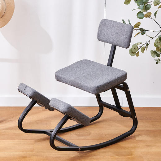 创意电脑椅家用办公椅人体工学矫正椅防驼背防近视学生矫姿跪椅 商品图3
