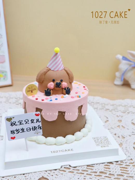 1027CAKE |  复古ins风 可爱款 立体狗狗 商品图3