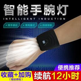 钓鱼夹帽手腕灯夜钓手灯LED智能感应上饵灯充电户外渔具超亮