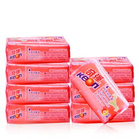 【爆款超低价预售 急单慎拍】奇强内衣裤抑菌专用皂内裤除菌肥皂男女士儿童通用透明洗衣皂 100g*8块