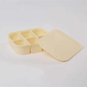 韩国modui辅食盒铂金硅胶婴儿保鲜盒辅食储存格（6格）